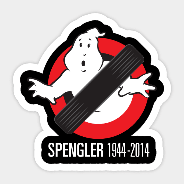 Spengler RIP Sticker by PatrickScullin